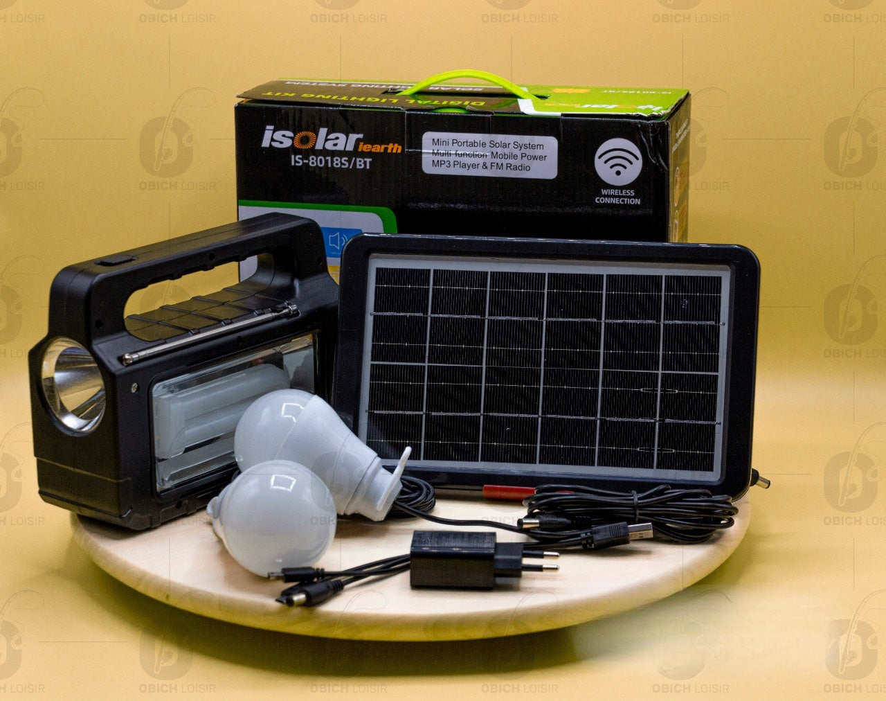 نظام بالطاقة الشمسية متكامل – كلشي فـجهاز واحد!