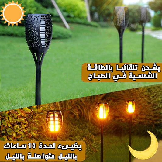 مصابيح LED يعمل فقط بالطاقة الشمسية
